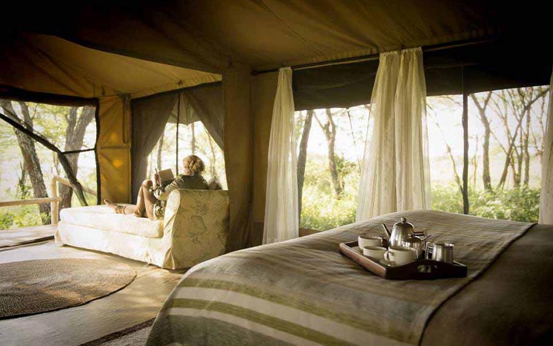 Dunia camp in central Serengeti
